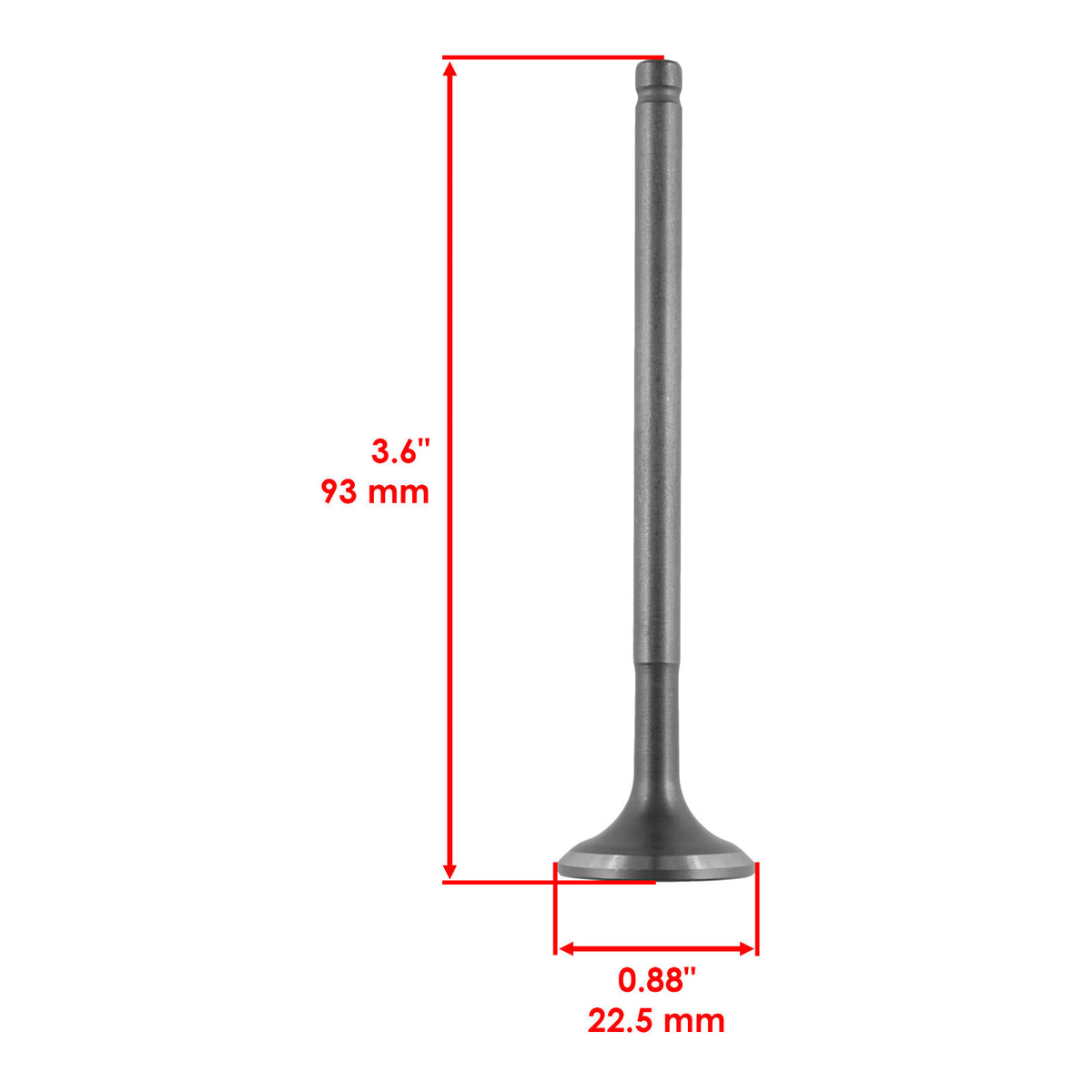 Exhaust Valve Replacement for Honda TRX300EX TRX300X 2X4 (1993–2009)