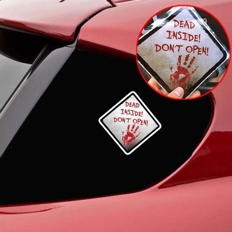 Right Hand Print Decal for Car (Outdoor Use)
