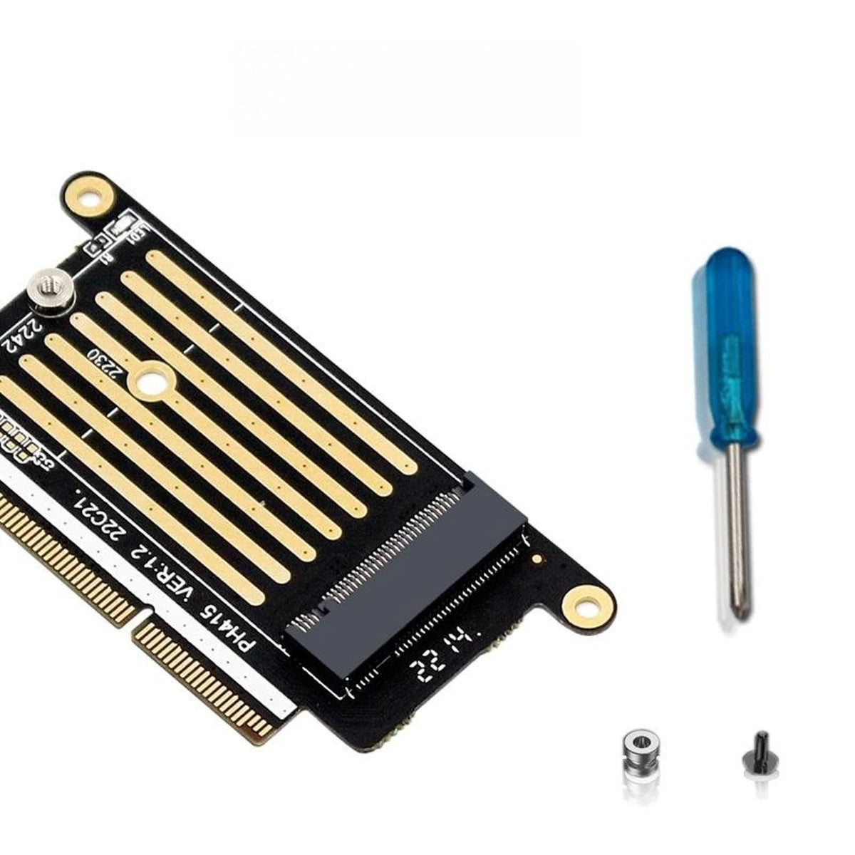 Adapter Card SSD to NGFF M.2 M Key NVME 2230 2242 for MacBook Pro (2016–2023)