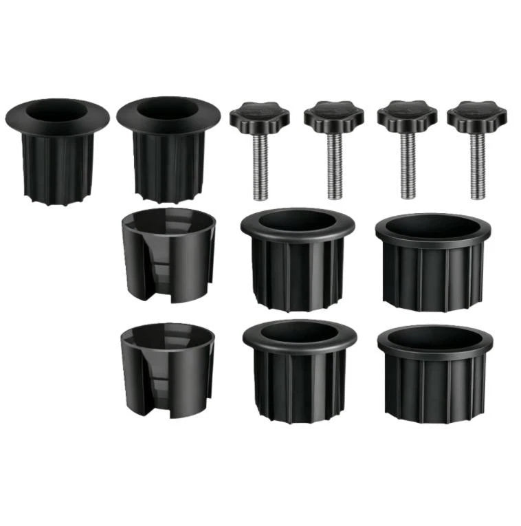 Umbrella Stand Sleeve Adapter with Reducer Rings for Outdoor Use