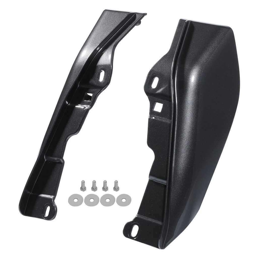 Mid Frame Air Deflectors for Harley Touring (2009–Present) Black Geometric