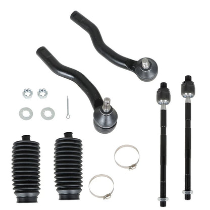 6pc Tie Rod Boot Kit for Ford Edge, Lincoln MKX (2007–2014)