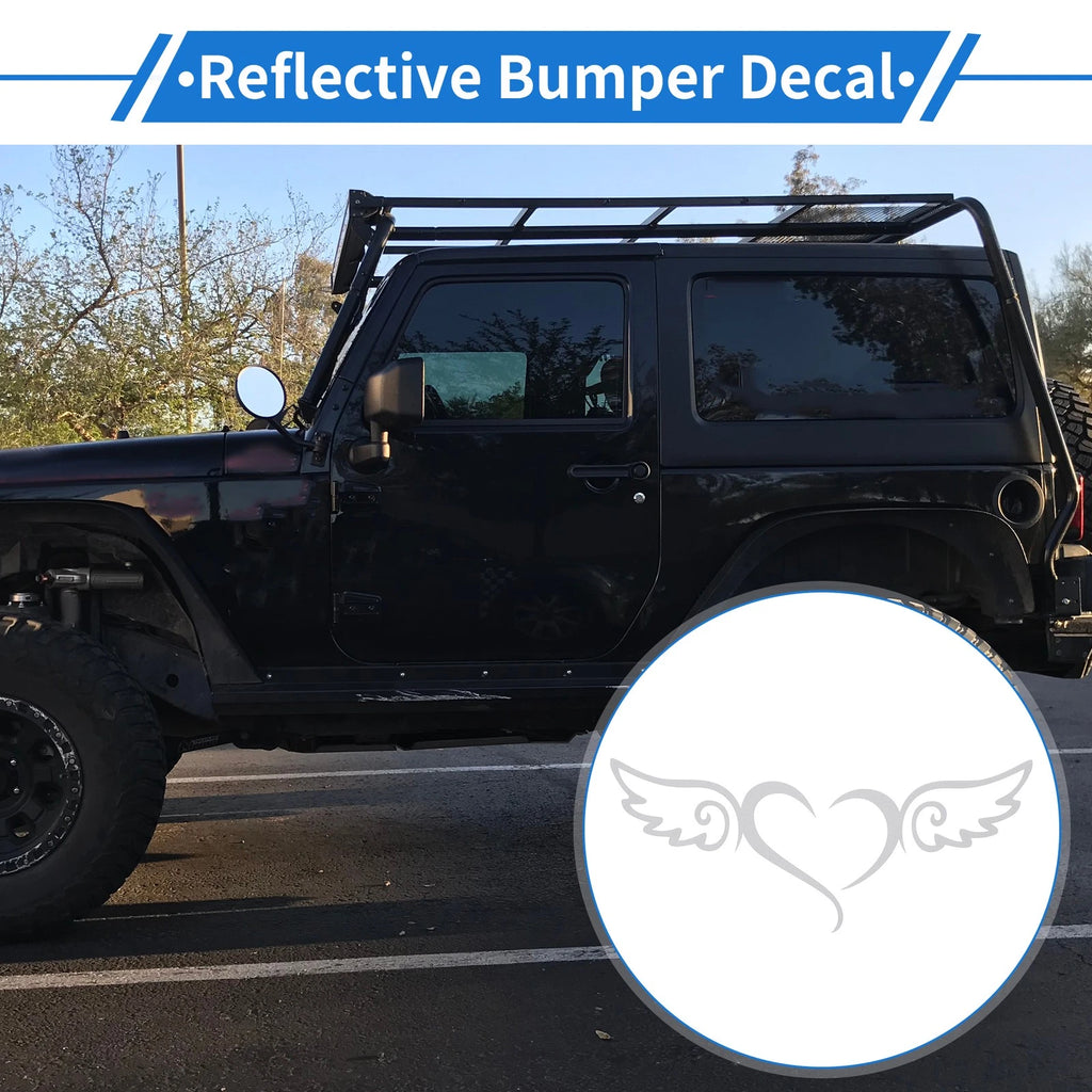 Reflective Bumper Decal for
