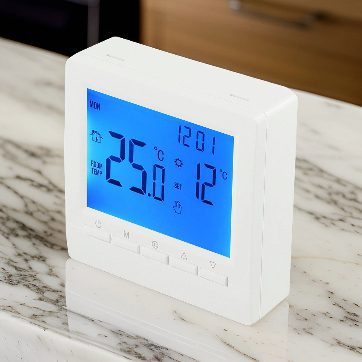 Digital Programmable Thermostat for Room Heating Control