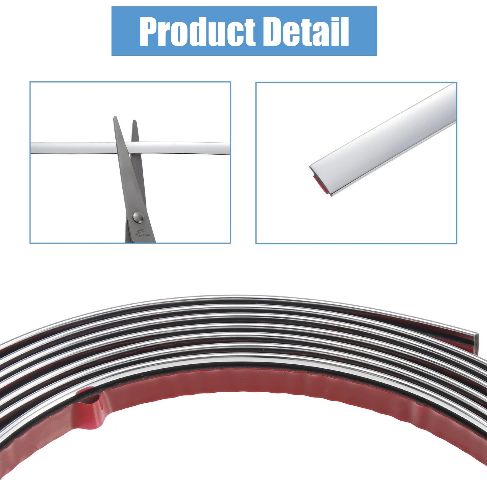 12mm Wide Bumper Protector Strip for Universal Vehicles (9.84ft)