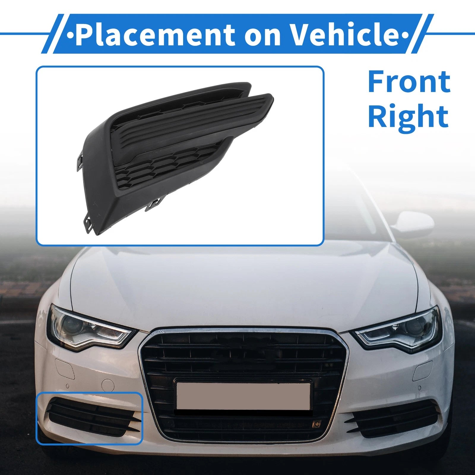 Front Right Fog Light Grill Replacement for Honda Jade (2017–2020)