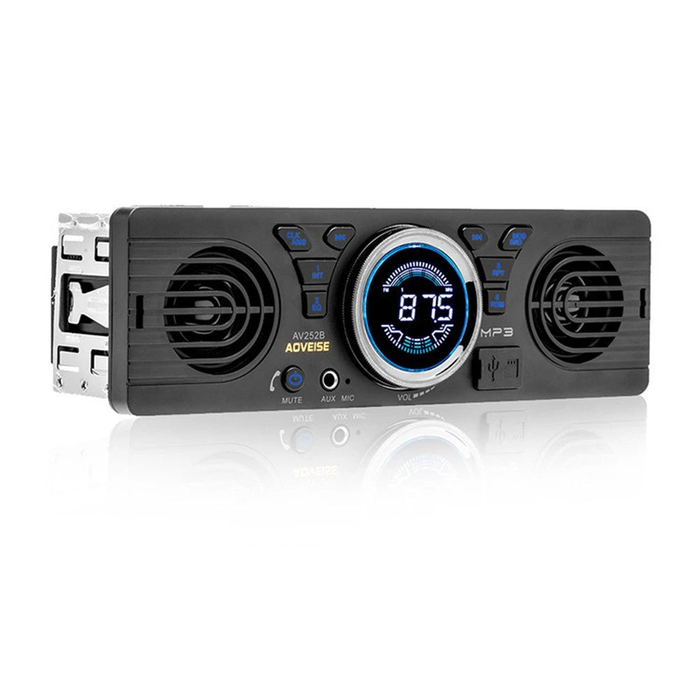 Single Din Car Audio Player for Universal Fit (2010–2023)