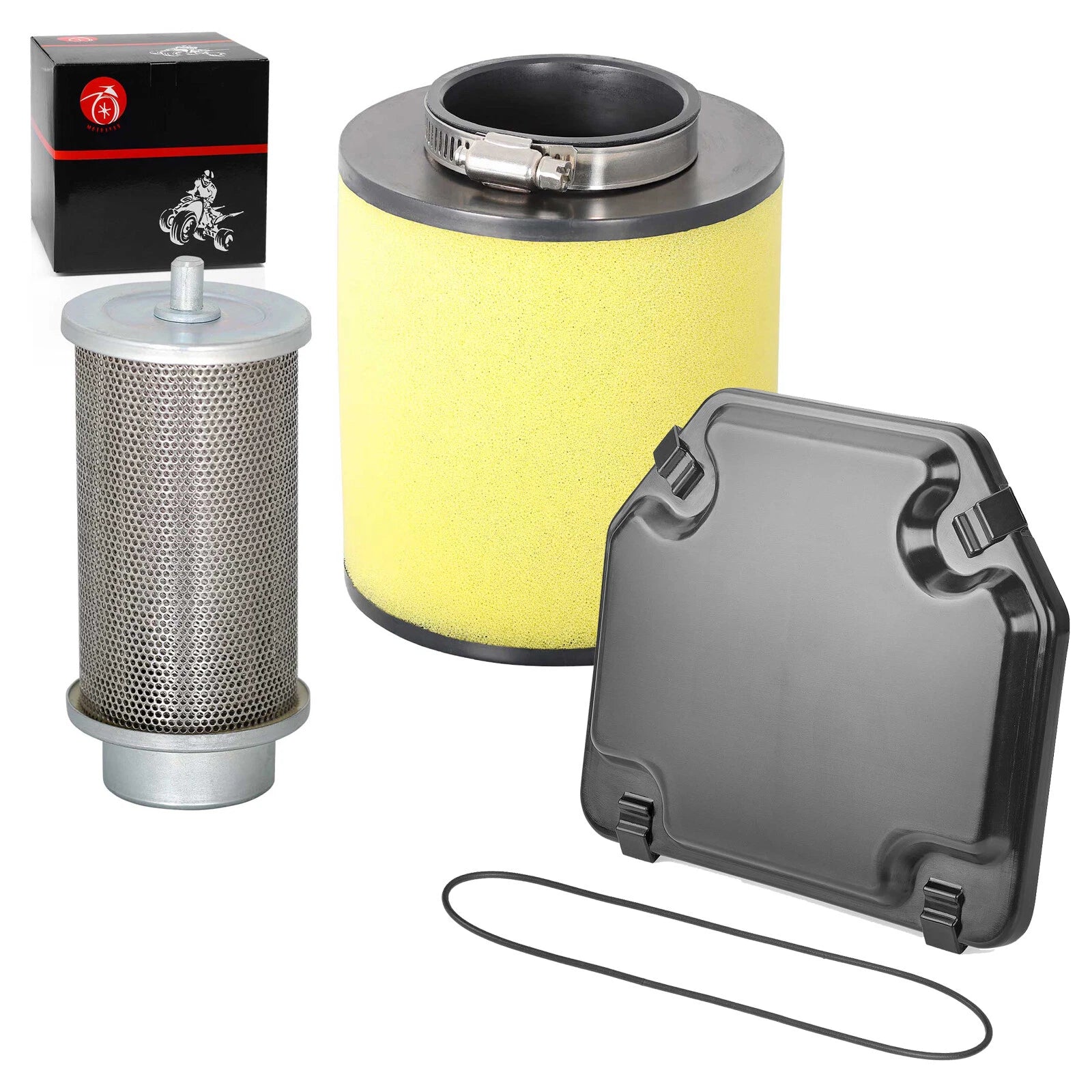 Air Filter & Air Box Lid Cover for Honda Recon 250 TRX250TE/TM/EX/X (2000–2023)