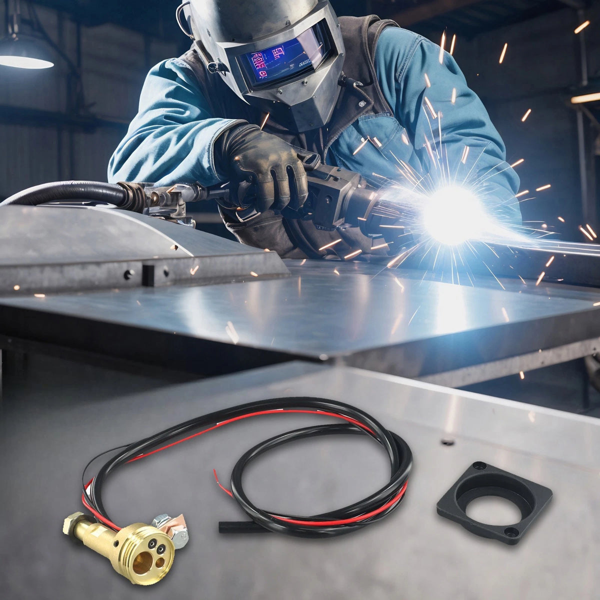 Heavy Duty Euro Central Connector Conversion Kit for MIG Welding