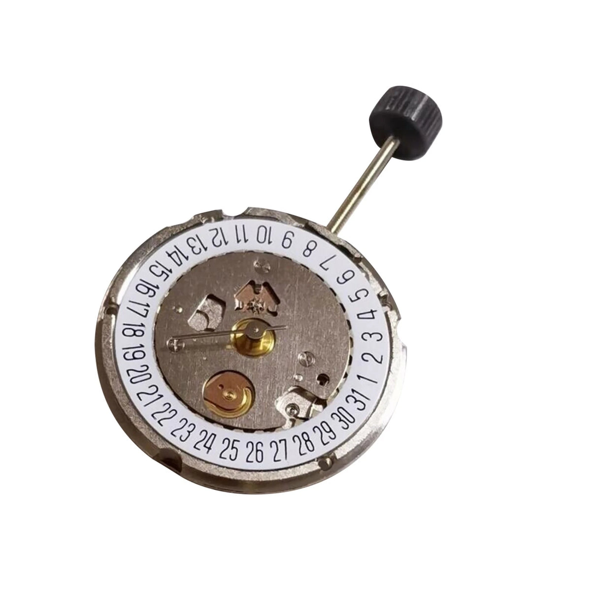 1-Jewel 3-Hand Calendar Quartz Watch Movement Replacement for 956.412