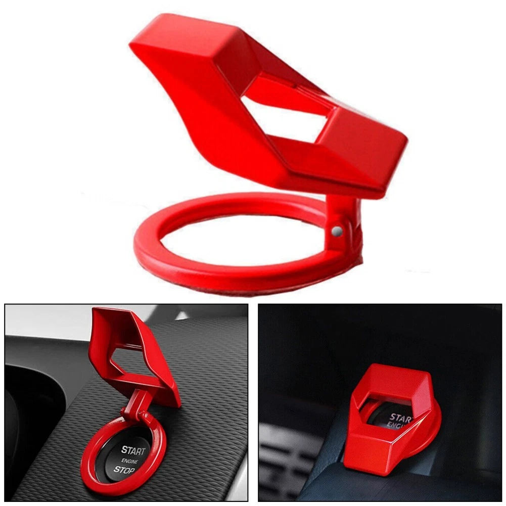 Engine Switch Cap Cover for - Zinc Alloy, Scratch Resistant