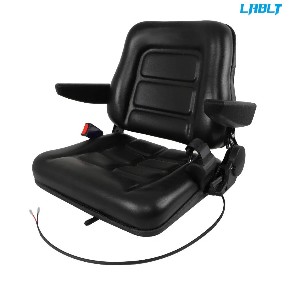 Fold Down Forklift Seat for Excavator Tractor Loader Backhoe