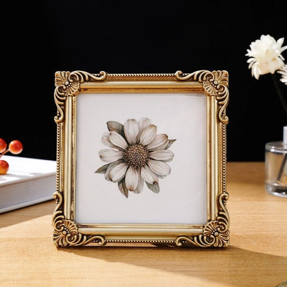 Floral Carved Vintage Resin Frame for Classic Cars