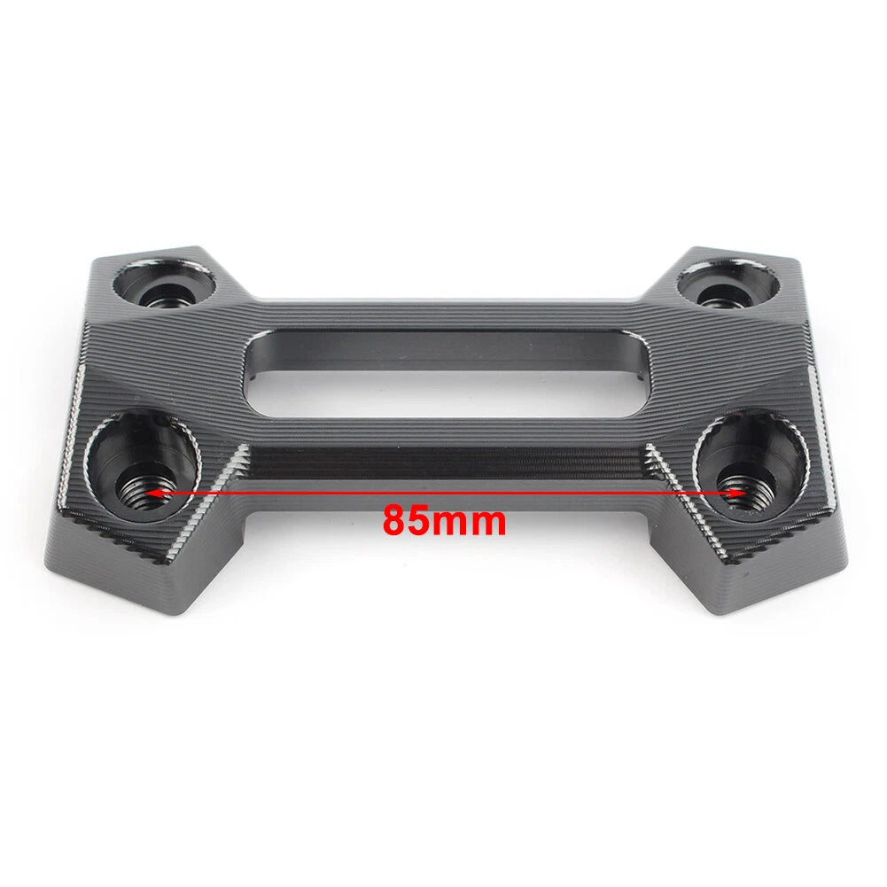 CNC Aluminum Front Handlebar Riser Clamps Kit for Kawasaki Z900 (2017–2022)
