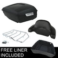Matte King Trunk Pad for Harley Touring Street Road Glide (2014–2026)