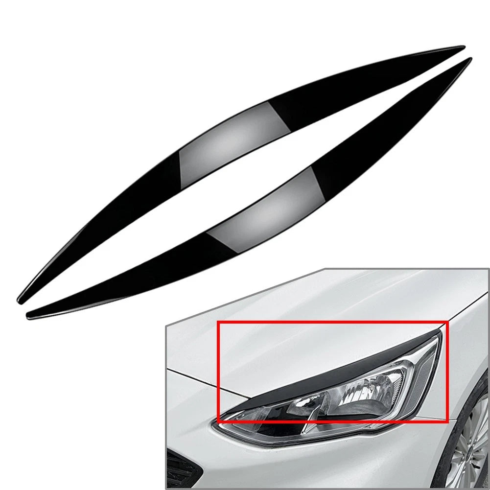 Headlight Eyebrow Eyelids Trim for Ford Focus MK4 (2019–2021)