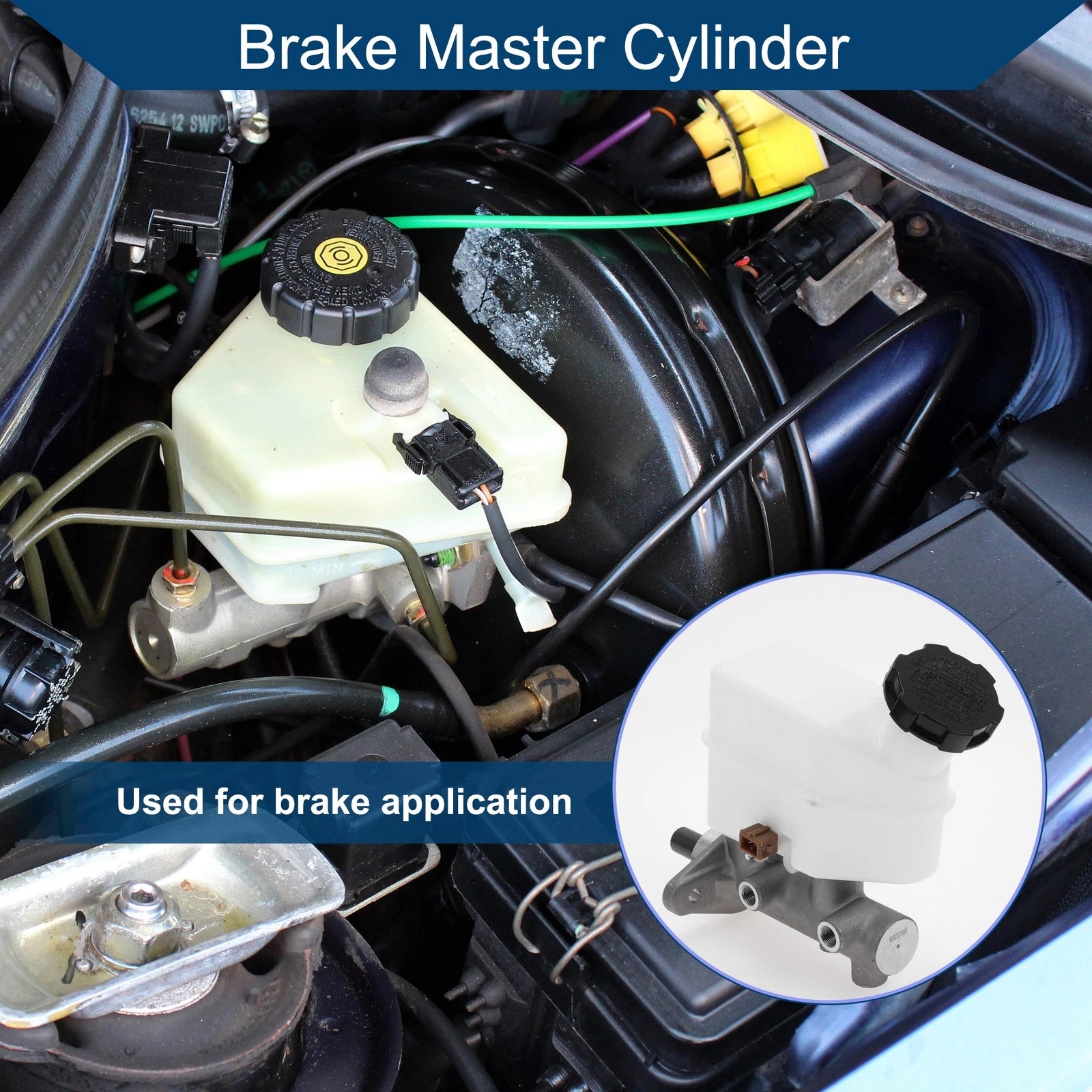 Brake Master Cylinder with Reservoir Replacement for Hyundai Tucson (2005–2007)