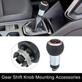 6-Speed Gear Shift Knob for Audi A4 S4 B8 8K Manual (Black Red) (2012–2015)