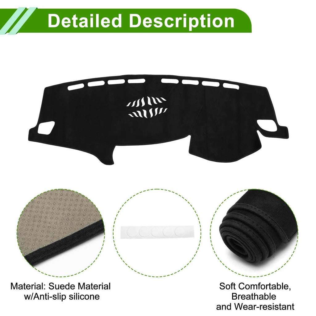 Dash Cover Mat Sun Protector Pad for BMW X3 2011–2017 Black