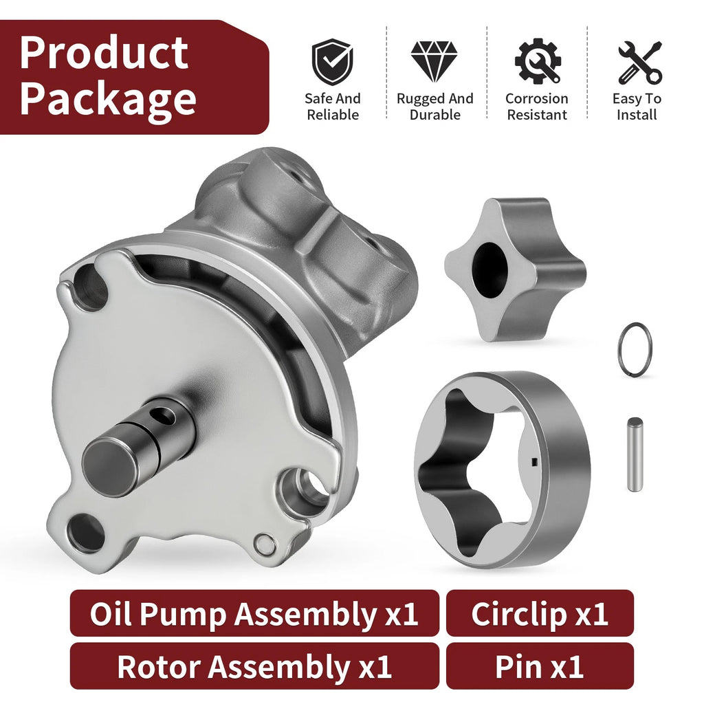 Oil Pump Assembly & Rotor Set for Yamaha YZ250F WR250F (2001–2013) 5NL-13300-00-00