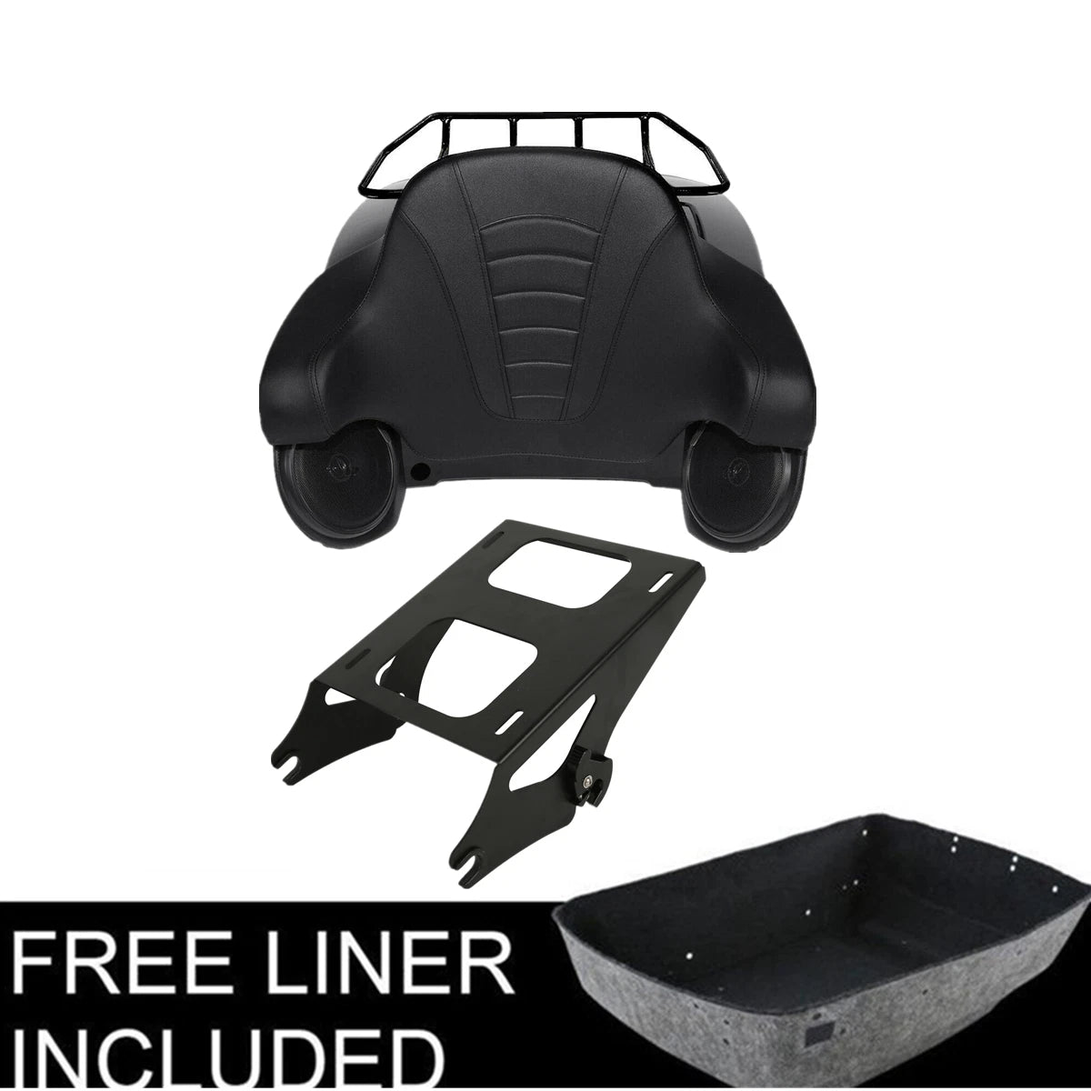 Trunk Pad Mount Speakers for Harley Electra Glide (2014–2023)