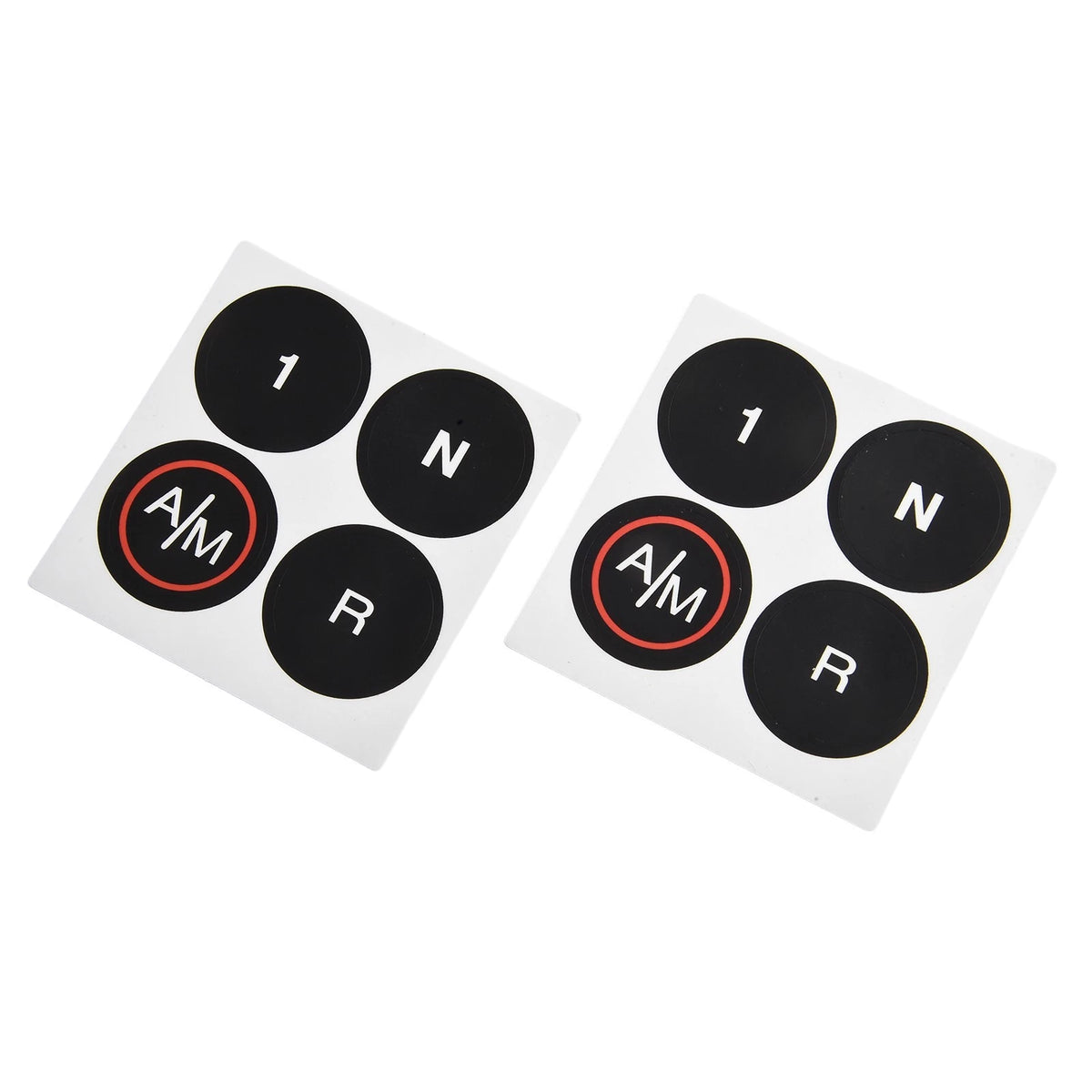 MTA Button Repair Stickers for FIAT 500 (2012–2023) - Black Vinyl