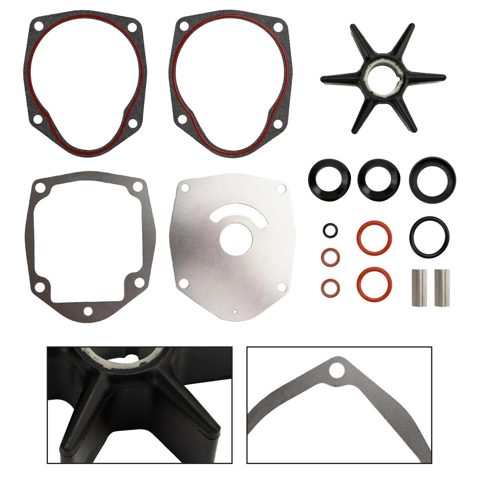 Water Pump Impeller Kit for Mercury Mercruiser Alpha One Gen 2 (47-43026Q06)