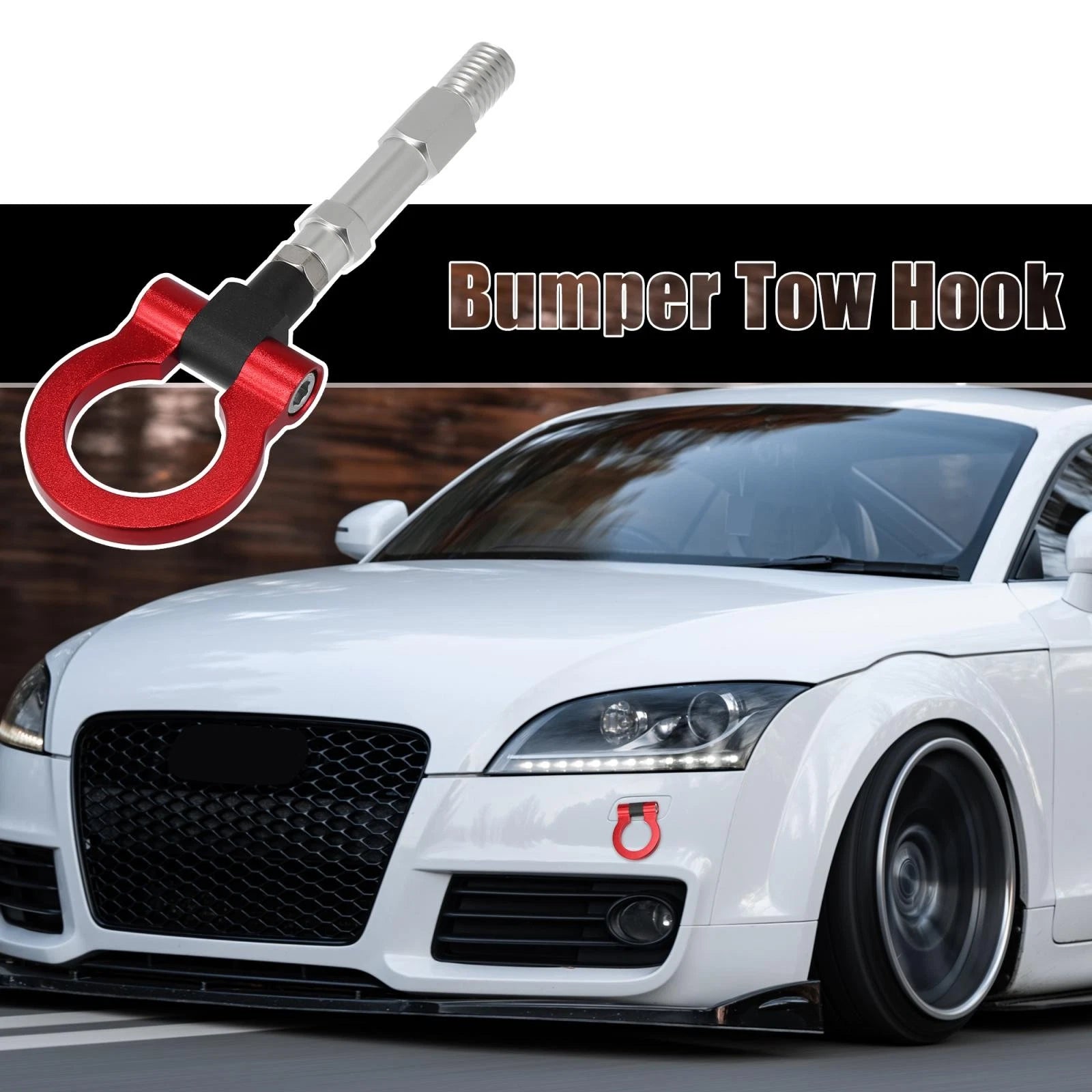 Front Rear Bumper Trailer Tow Hook Screw for Audi A5 S5 (2008–2017)