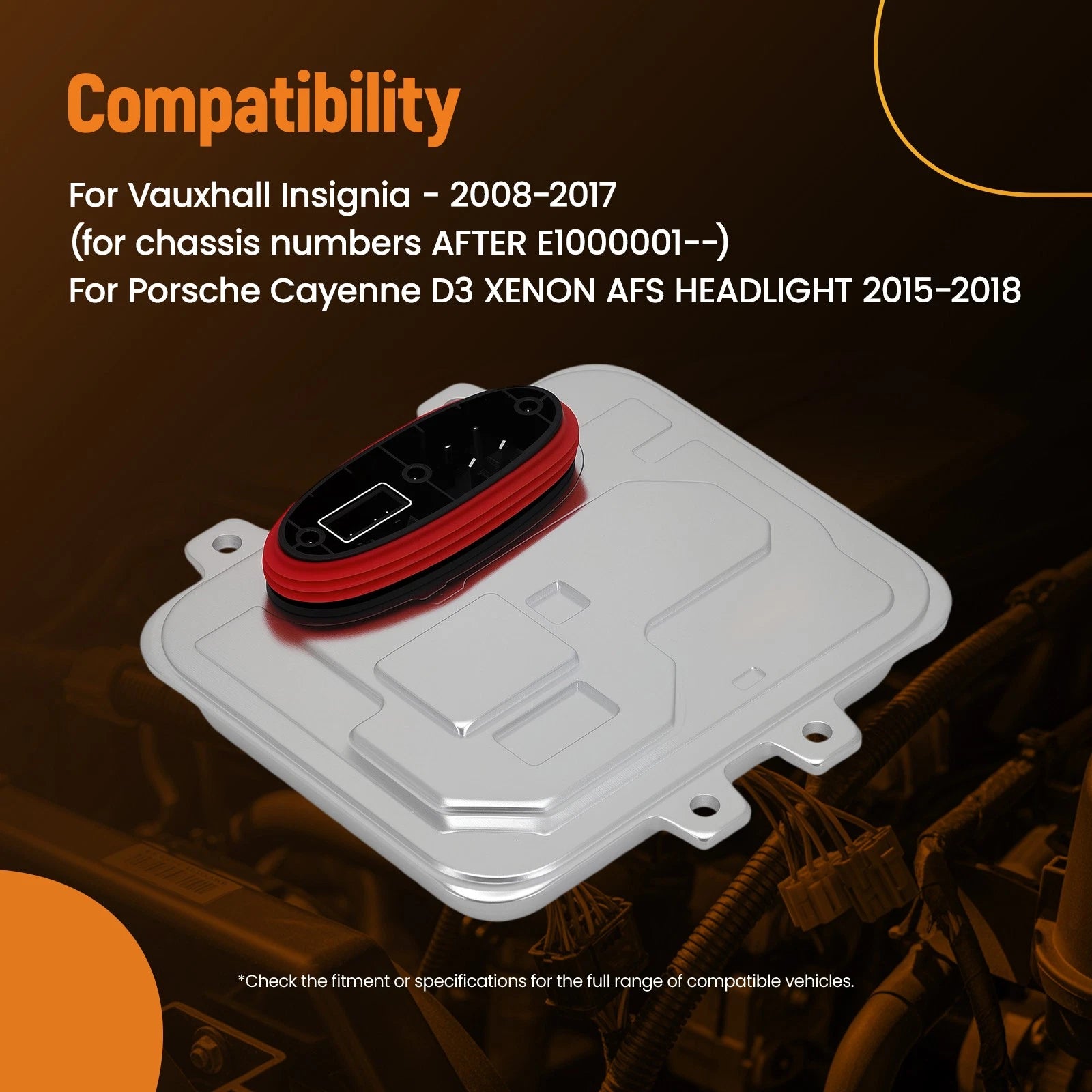 Xenon Headlight Ballast Control Module for Vauxhall Insignia (2008–2017) 13434020