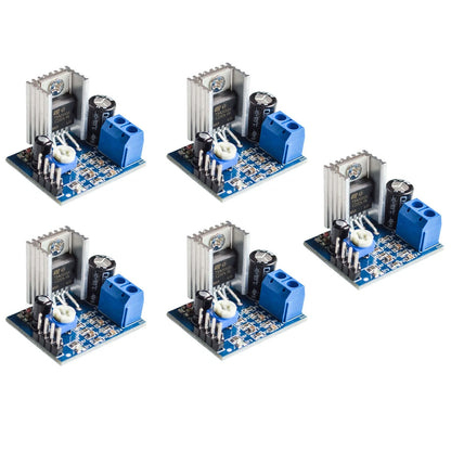 5Pcs Audio Amplifier Board Module Mono 18W 6-12V with Volume Control