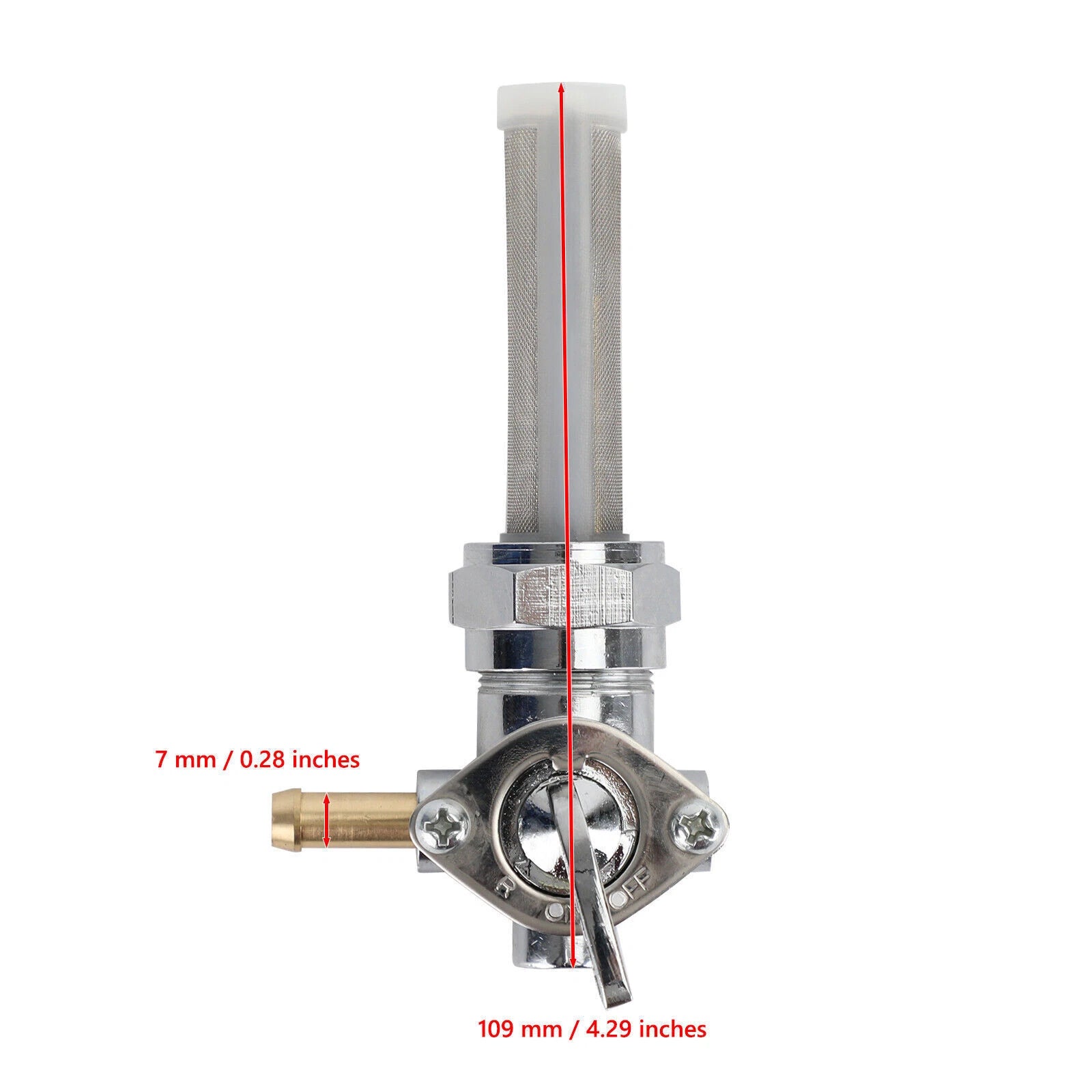Fuel Valve Petcock for Sportster Big Twin (1975–Present) 13/16" T9