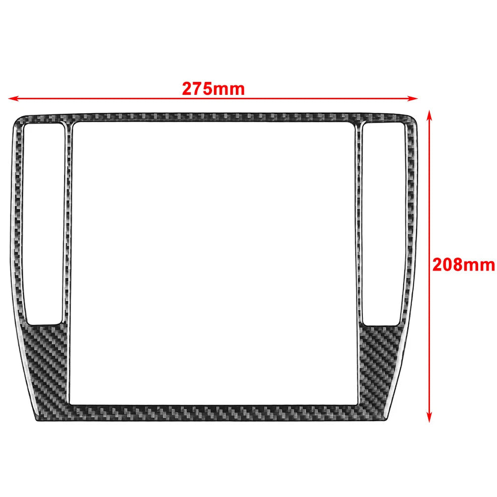 AC Radio CD Panel Frame Trim for Volkswagen Passat B5 (2001–2005) Black