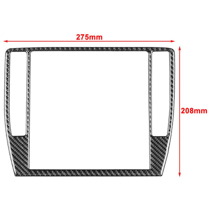 AC Radio CD Panel Frame Trim for Volkswagen Passat B5 (2001–2005) Black