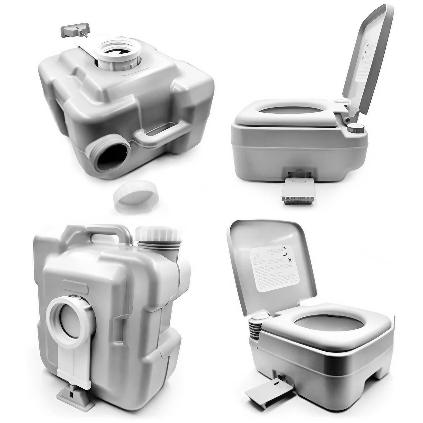 Portable Toilet for Camping, 5 Gallon (20L)