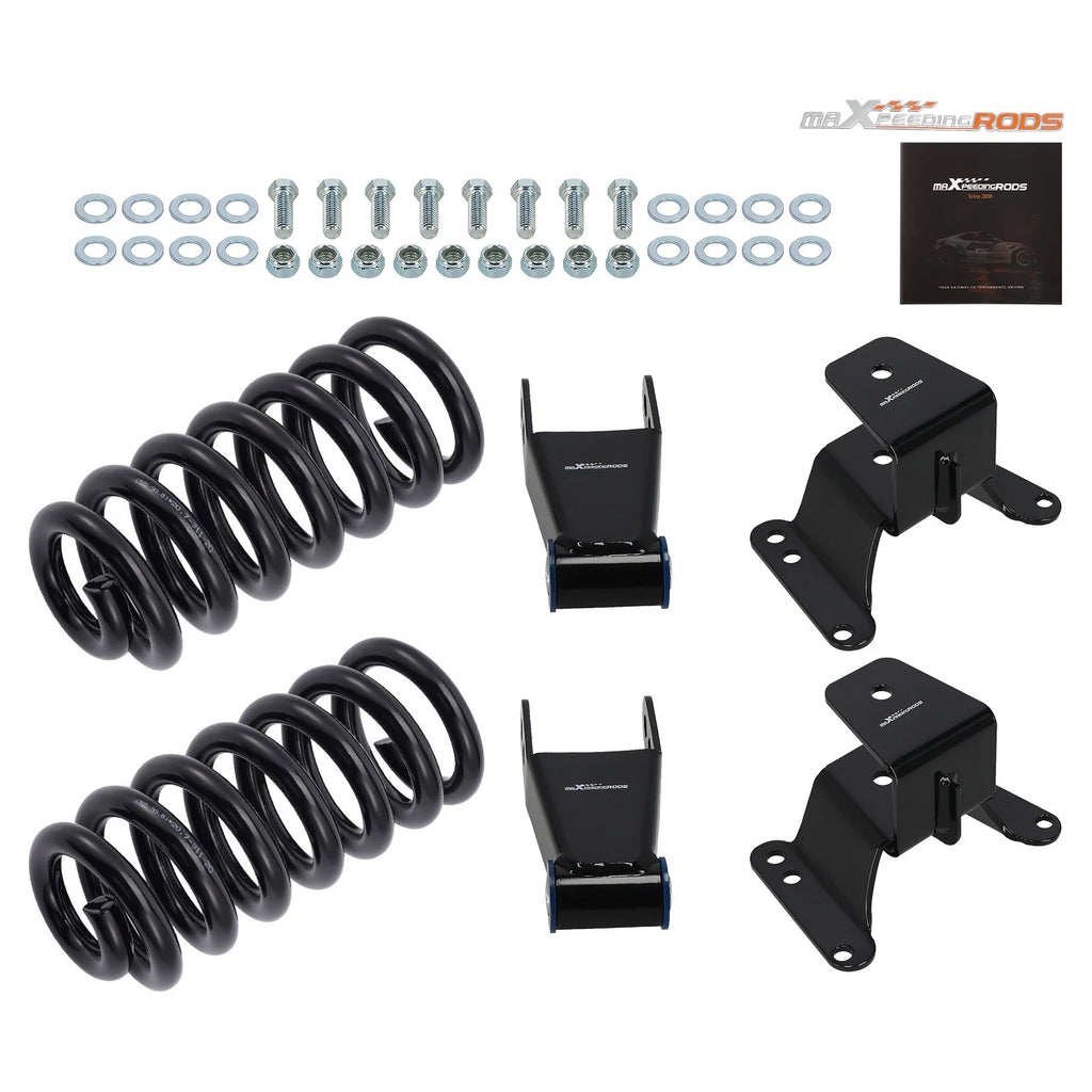 2" Front 4" Rear Drop Spring Kit for Chevrolet C10/GMC C15 (1973–1987)