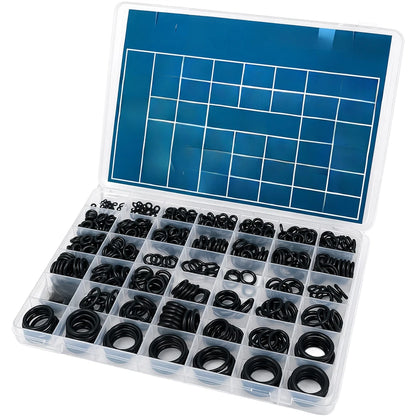 Nitrile O Ring Kit for Hydraulic Hose Seals (Oil Resistant, Burr Free Edges)