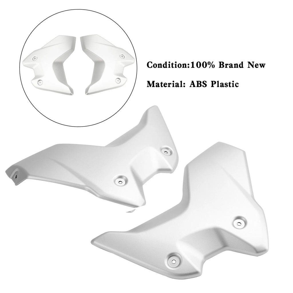Side Frame Fairing Cowl Guards Radiator Cover for BMW R1250GS (2018–2023) Silver