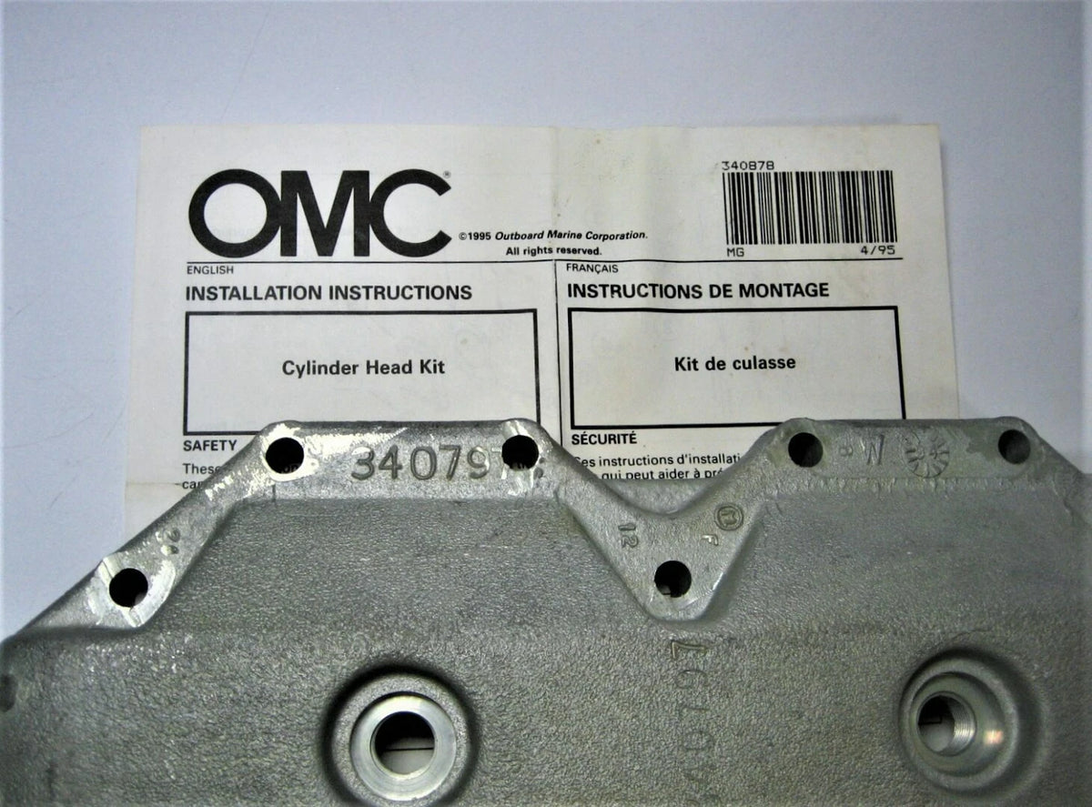 Cylinder Head Kit for Evinrude Johnson 250HP 300HP (OMC 340797)