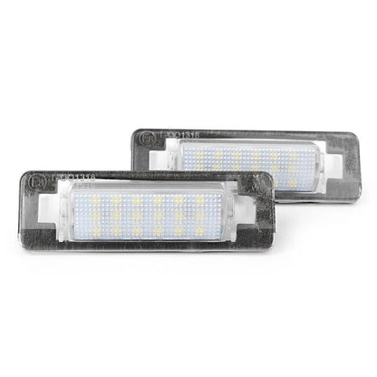 1 Pair License Plate Light Lamp for Mercedes Benz W210 W202 (1996–2002)