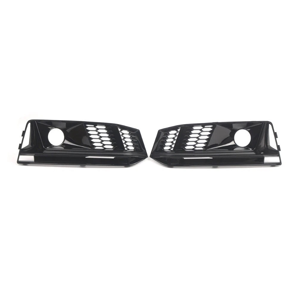 Black Front Bumper Grill for Audi A4 S-Line (2015–2018)