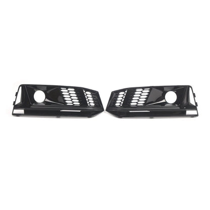Black Front Bumper Grill for Audi A4 S-Line (2015–2018)