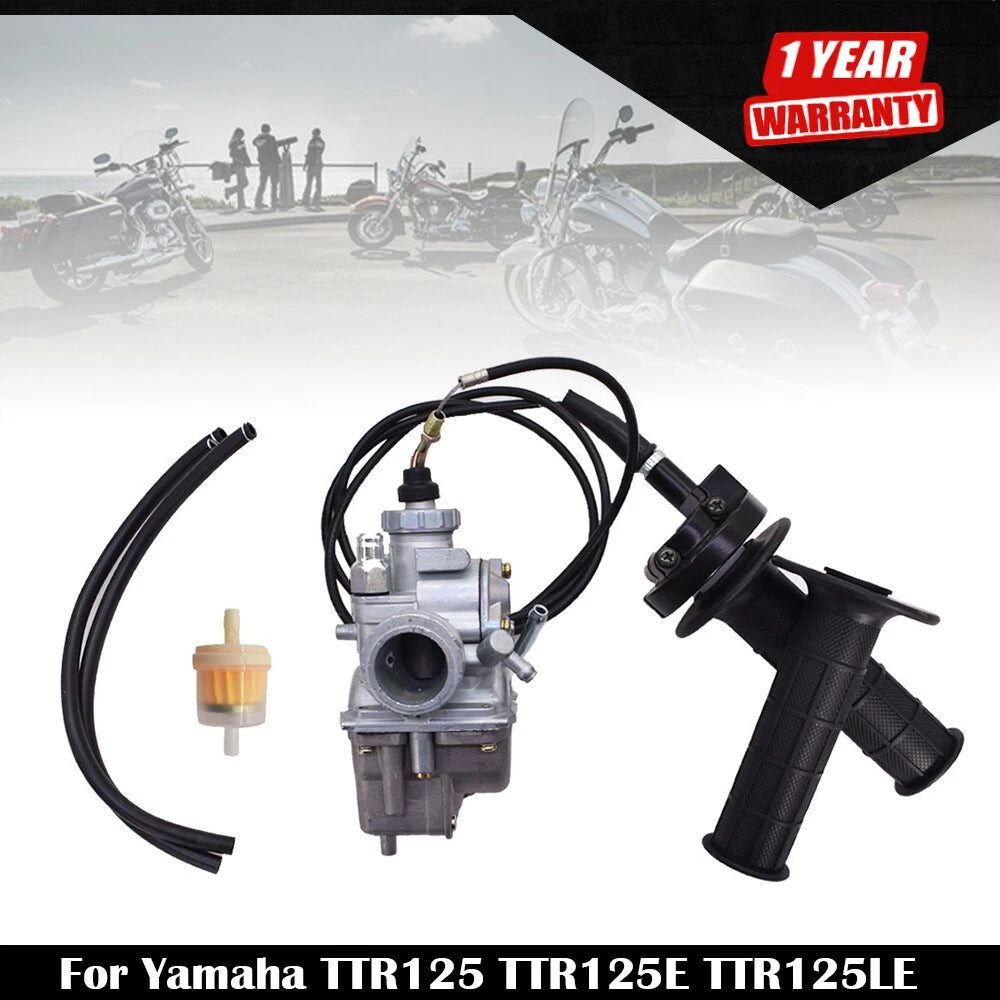 Carburetor & Throttle Cable for Yamaha TTR125 (2000–2023)