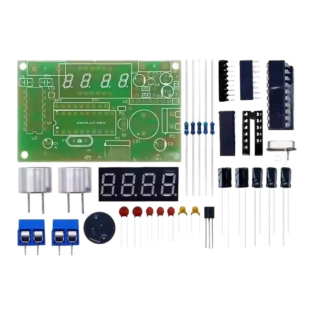 Compact Distance Measurement Meter DIY Kit for Educational Electronics Projects