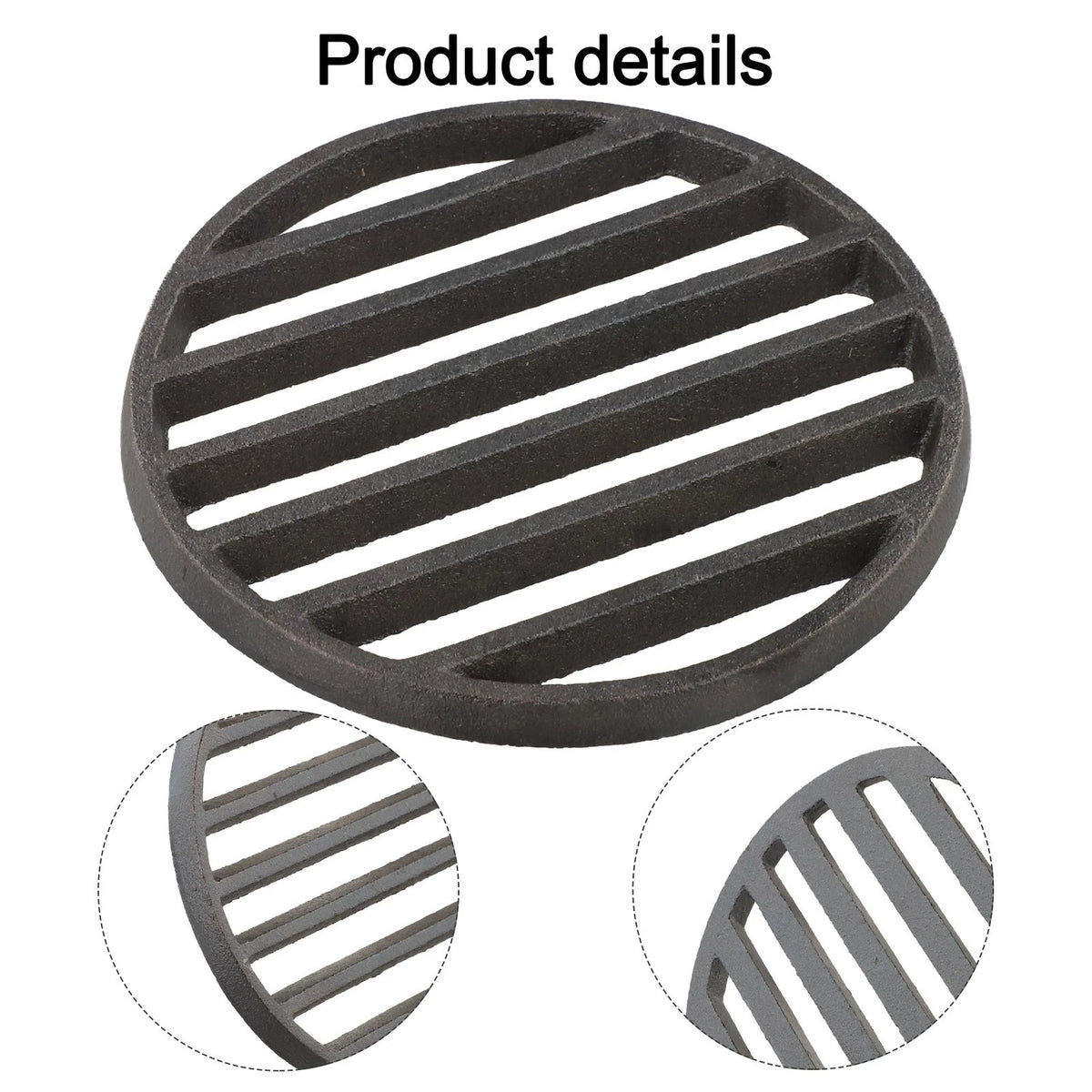 Heavy Duty Cast Iron Round Grill Mesh for BBQ Meat