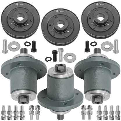 Deck Spindle and Pulley Replacement for Bad Boy Stand-On 2017 (54 inch)