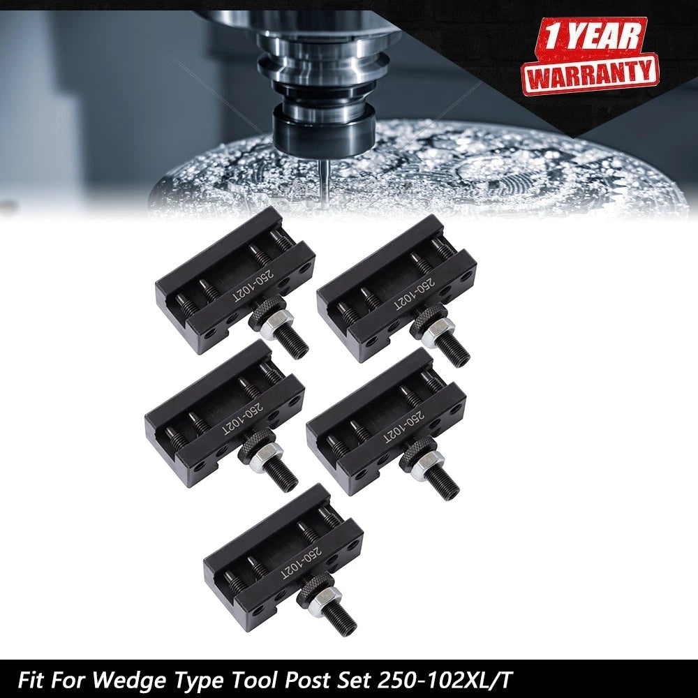 5Pcs Quick Change Tool Post Holder for AXA 250-102XL (Oversize 5/8")