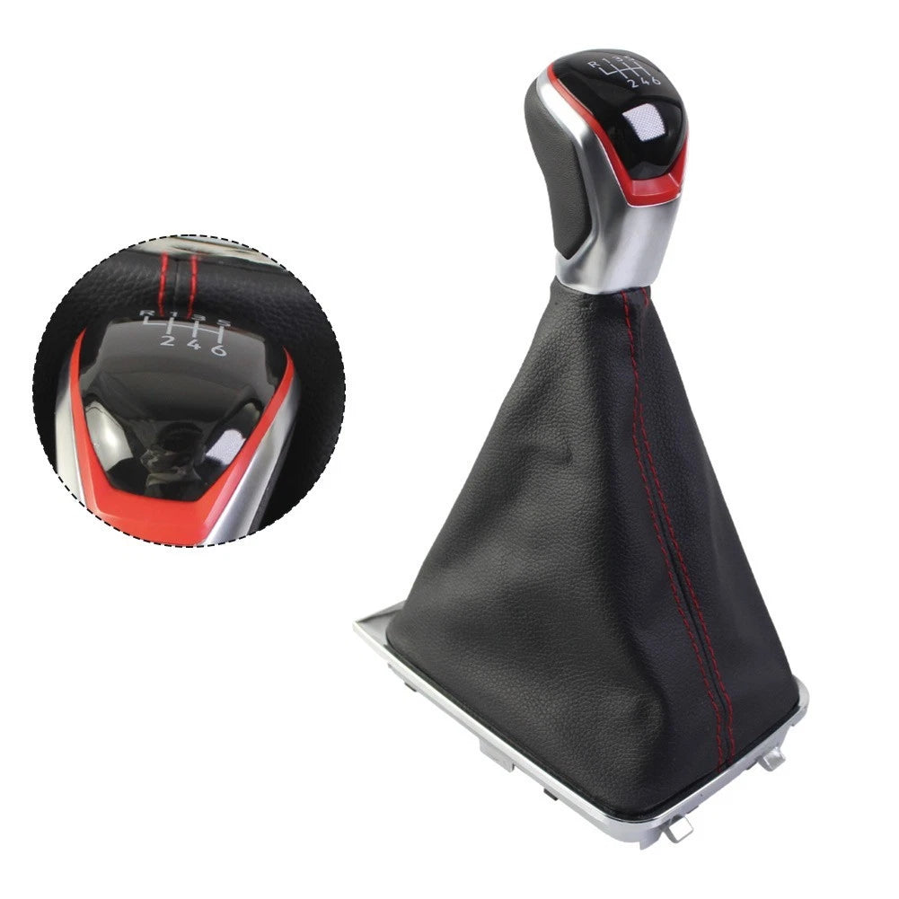 Gear Shift Knob for Universal Fitment (Plastic & Artificial Leather)