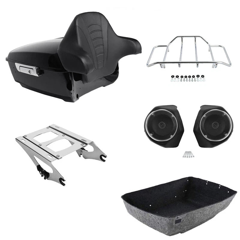Backrest Speakers Mount Rack for Harley Electra Glide (2014–2023)