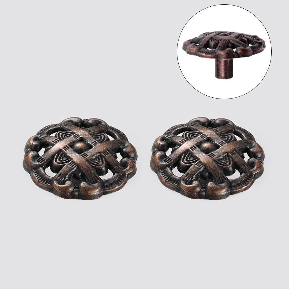 Set of 10 Vintage Drawer Knobs for Cabinet Pulls