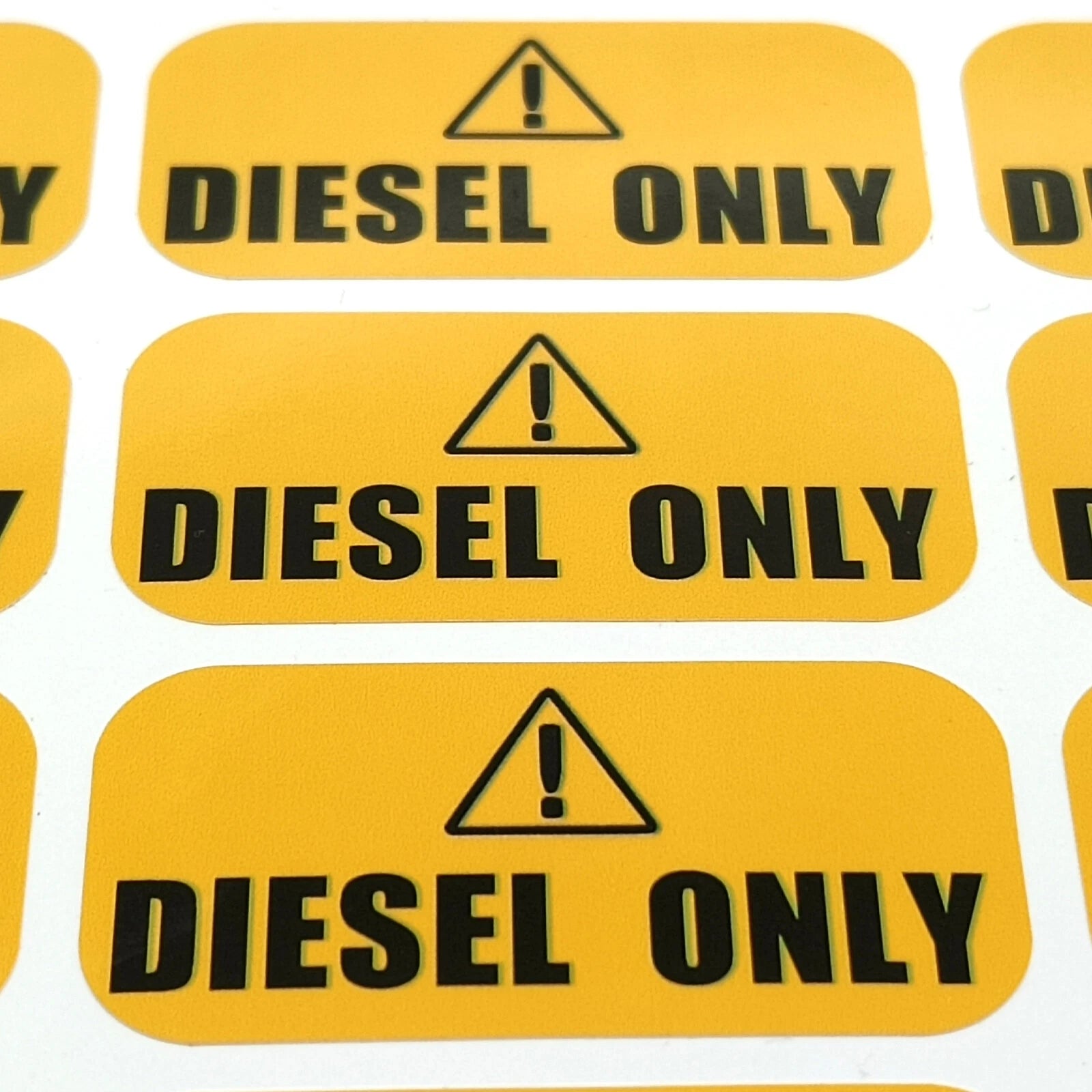 24x Diesel Only Sticker Decal for Truck Gas Tank Vinyl